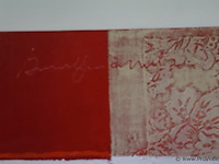 Abstract schilderij - 60x60x5cm - afbeelding 2 van  3