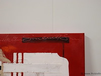 Abstract schilderij - 60x60x5cm - afbeelding 3 van  3