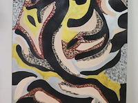 Abstract schilderij - 74x115x1,5cm - afbeelding 1 van  4