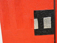 Abstracte schilderijen - 40x40x3,5cm - 2 stuks - afbeelding 2 van  3