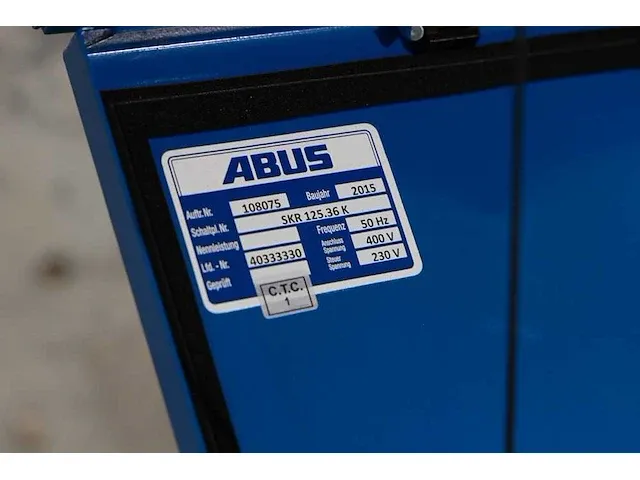 Abus - elv - abus enkelligger bovenloopkraan 12,5 ton - afbeelding 5 van  33