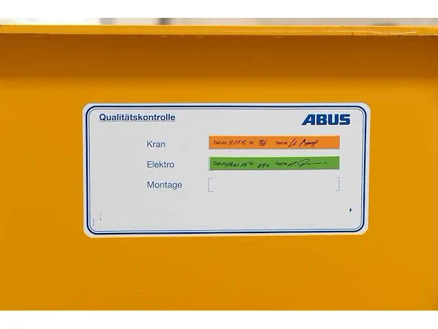 Abus - elv - abus enkelligger bovenloopkraan 12,5 ton - afbeelding 6 van  33