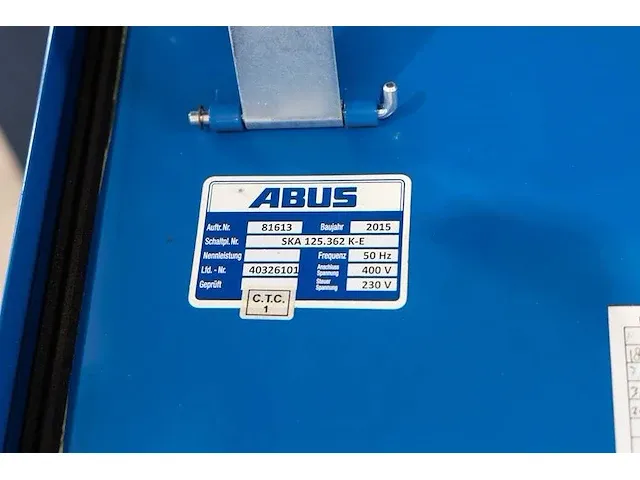 Abus - elv - abus enkelligger bovenloopkraan 12,5 ton - afbeelding 26 van  33