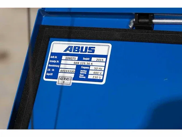 Abus - elv - abus enkelligger bovenloopkraan 12,5 ton - afbeelding 5 van  29
