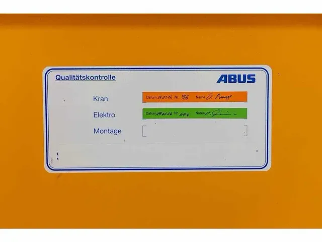 Abus - elv - abus enkelligger bovenloopkraan 12,5 ton - afbeelding 6 van  29