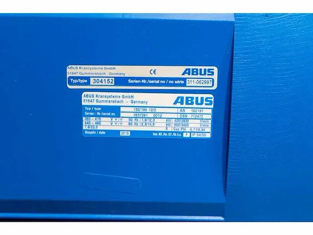Abus - elv - abus enkelligger bovenloopkraan 12,5 ton - afbeelding 8 van  29