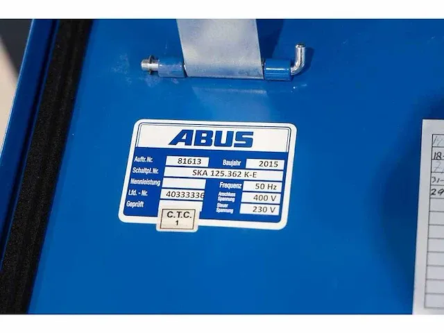 Abus - elv - abus enkelligger bovenloopkraan 12,5 ton - afbeelding 18 van  29