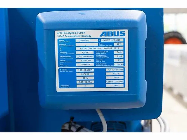 Abus - elv - abus enkelligger bovenloopkraan 12,5 ton - afbeelding 16 van  33