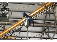 Abus 1000kg wandzwenkkraan met elektrische loopkat en abus takel - afbeelding 3 van  5