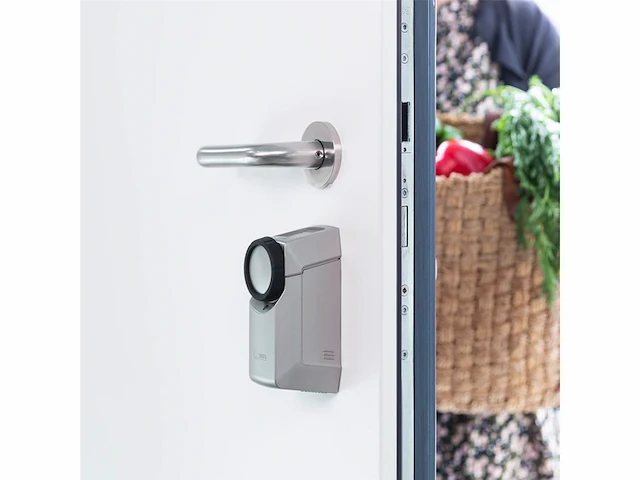 Abus hometec pro bluetooth cfa3100 elektronisch deurslot voordeur openen en vergrendelen via smartphone app met toegangscontrole wit - afbeelding 3 van  5