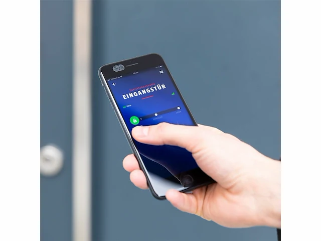 Abus hometec pro bluetooth cfa3100 elektronisch deurslot voordeur openen en vergrendelen via smartphone app met toegangscontrole wit - afbeelding 4 van  5