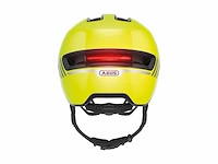 Abus hudy fietshelm signal yellow m 54 - 58 cm - afbeelding 1 van  5
