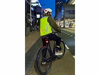 Abus hudy fietshelm signal yellow m 54 - 58 cm - afbeelding 2 van  5