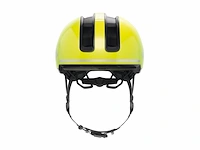 Abus hudy fietshelm signal yellow m 54 - 58 cm - afbeelding 3 van  5