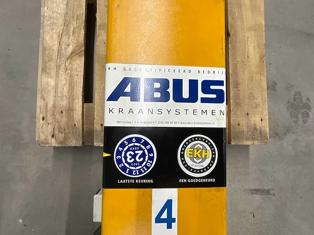 Abus kolom 368x25x25cm t.b.v. kolomzwenkkraan - afbeelding 2 van  5