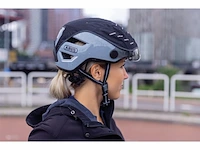 Abus pedelec 2.0 ace stadshelm met achterlicht en vizier zwart, maat s - afbeelding 4 van  7
