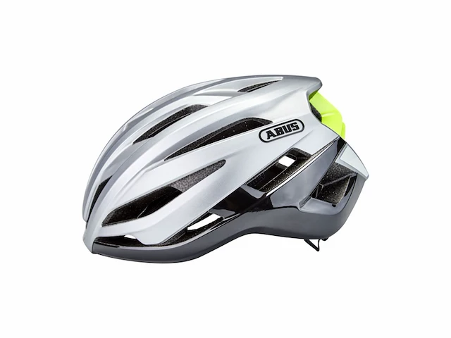 Abus storm chaser racefiets helm voor professionele wielrenners voor dames en heren zilver maat l - afbeelding 4 van  4
