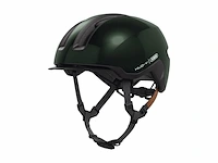 Abus urban-helm hud-y magnetisch oplaadbaar led-achterlicht & magneetsluiting maat m groen - afbeelding 1 van  6
