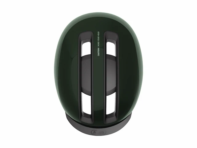 Abus urban-helm hud-y magnetisch oplaadbaar led-achterlicht & magneetsluiting maat m groen - afbeelding 3 van  6