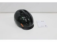 Abus urban-helm hud-y magnetisch oplaadbaar led-achterlicht & magneetsluiting maat m groen - afbeelding 5 van  6