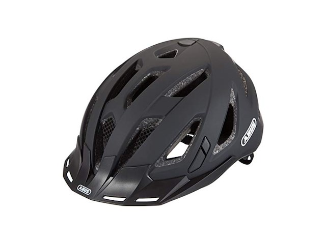 Abus urban-i 3.0 fietshelm - maat m (52-58 cm) velvet black - afbeelding 2 van  4