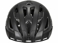 Abus urban-i 3.0 moderne fietshelm met achterlicht voor stadsverkeer zwart, maat m - afbeelding 3 van  4
