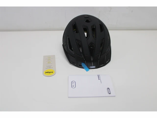 Abus velvet black m helm volwassen unisex zwart (rood) - afbeelding 3 van  4