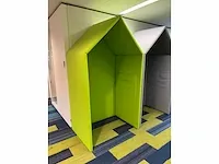 Abv cabane big - akoestische belcel/ cabine - groen - afbeelding 2 van  9