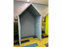 Abv cabane big - akoestische belcel/ cabine - licht blauw - afbeelding 7 van  11