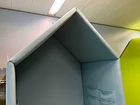 Abv cabane big - akoestische belcel/ cabine - licht blauw - afbeelding 10 van  11