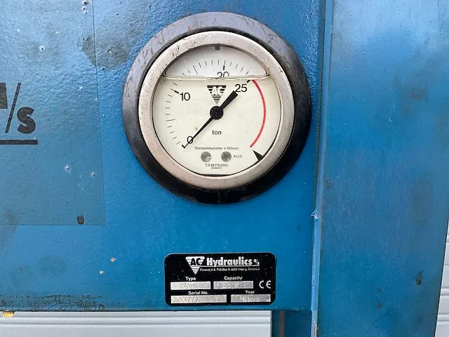 Ac hydraulics p25h hydraulische pers - afbeelding 8 van  9