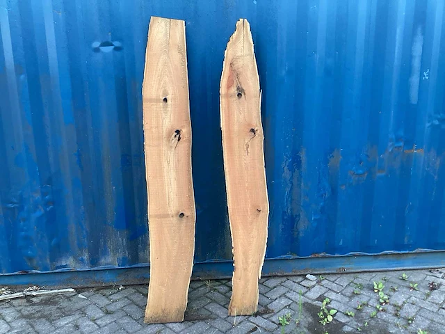 Acacia - 2024 gezaagd 50 x 300 x 2000 mm - schaaldeel (2x) - afbeelding 2 van  2