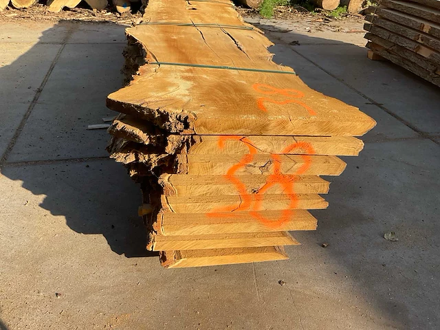 Acacia stam 36 mm ca. 0,390 m³ - afbeelding 2 van  5