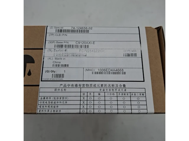 Access point cisco, c9120axi-e - afbeelding 5 van  6