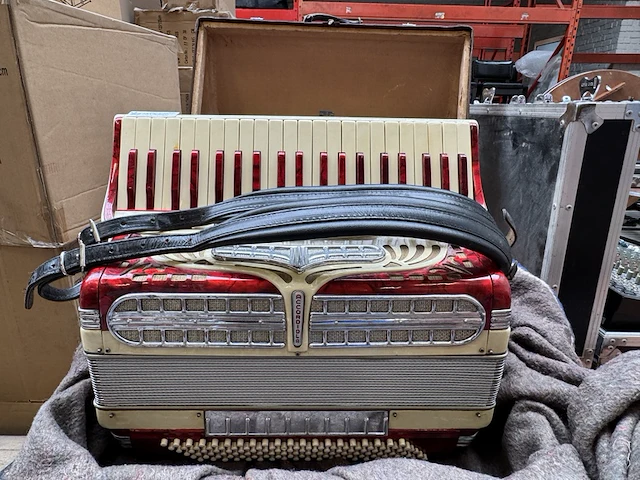Accordeon met koffer accordiola - afbeelding 3 van  10
