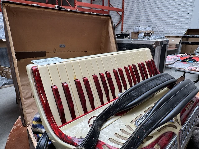 Accordeon met koffer accordiola - afbeelding 6 van  10
