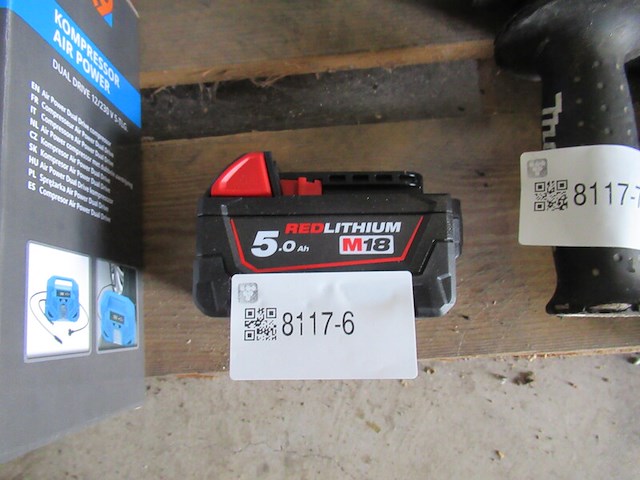 Accu 18v milwaukee, m18b5 - afbeelding 2 van  2