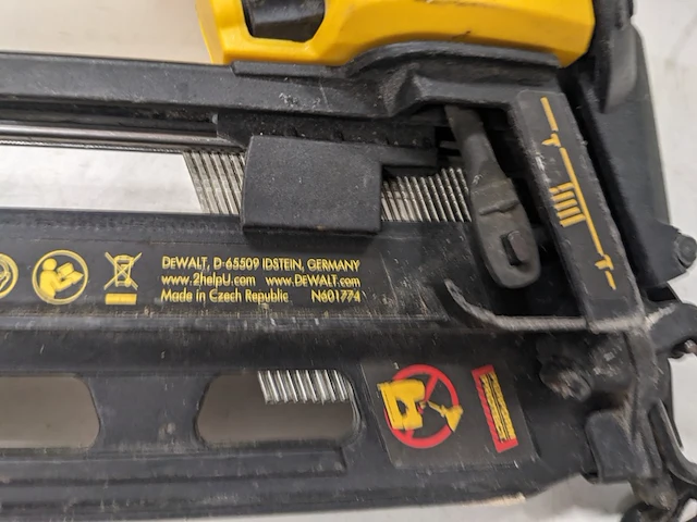 Accu afwerk tacker body 32-63 mm, dewalt, dcn660 - afbeelding 6 van  6