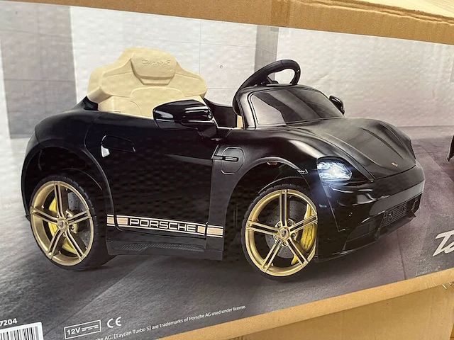 Accu auto porsche taycan black edition 12v - afbeelding 2 van  6