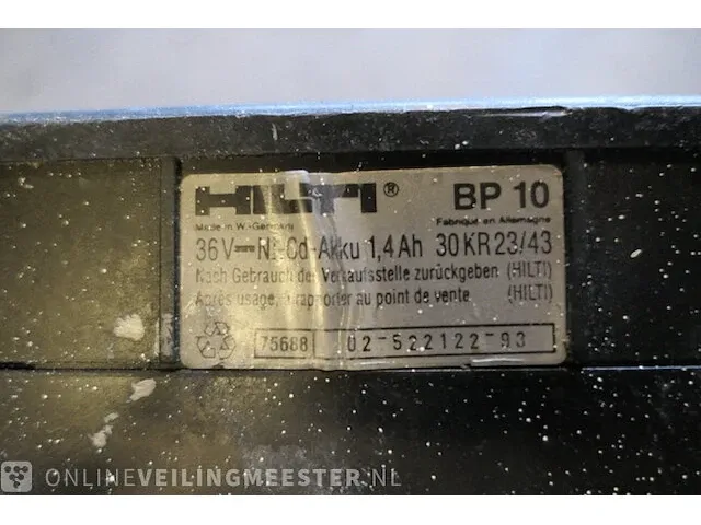 Accu boorhamer hilti, te-10a - afbeelding 4 van  6