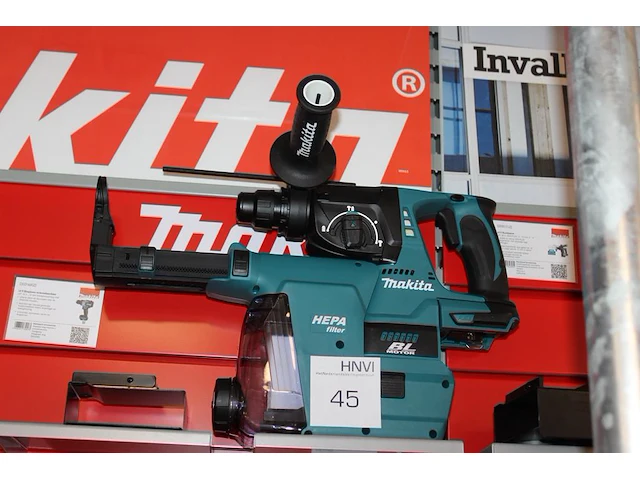 Accu boorhamer makita dhr242 met hepa filter dx07. exclusief accu - afbeelding 1 van  2
