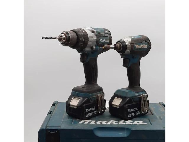 Accu boormachine en 1x accu slagschroevendraaier makita - afbeelding 9 van  16