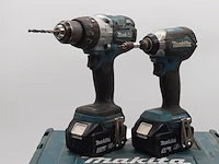 Accu boormachine en 1x accu slagschroevendraaier makita - afbeelding 9 van  16