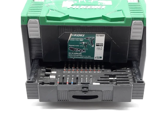 Accu boormachine en 1x accu slagschroevendraaier, makita/hikoki - afbeelding 10 van  18