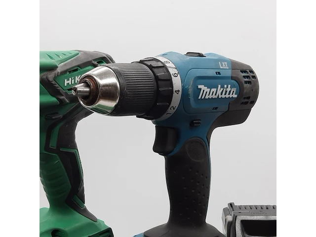 Accu boormachine en 1x accu slagschroevendraaier, makita/hikoki - afbeelding 13 van  18