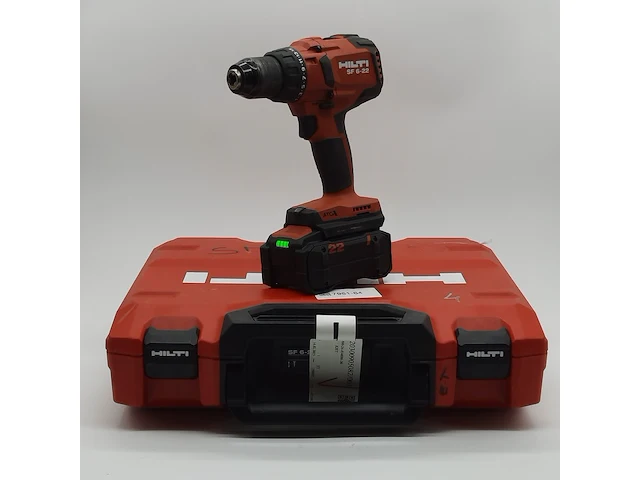 Accu boormachine hilti, sf6-22, bouwjaar 2022 - afbeelding 1 van  9