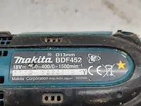 Accu boormachine makita, bdf452, bouwjaar 2019 - afbeelding 6 van  10