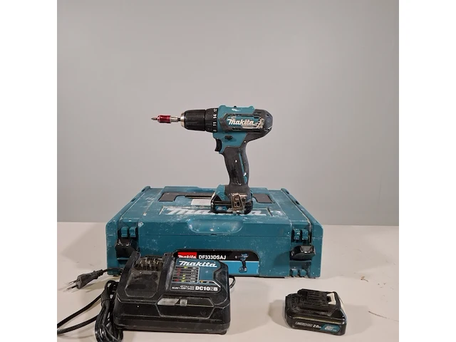Accu boormachine, makita, df333d, 2018 - afbeelding 1 van  6