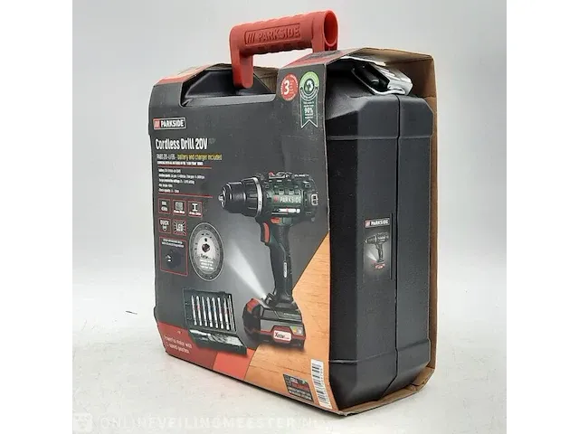 Accu boormachine parkside, cordless drill 20v - afbeelding 2 van  7