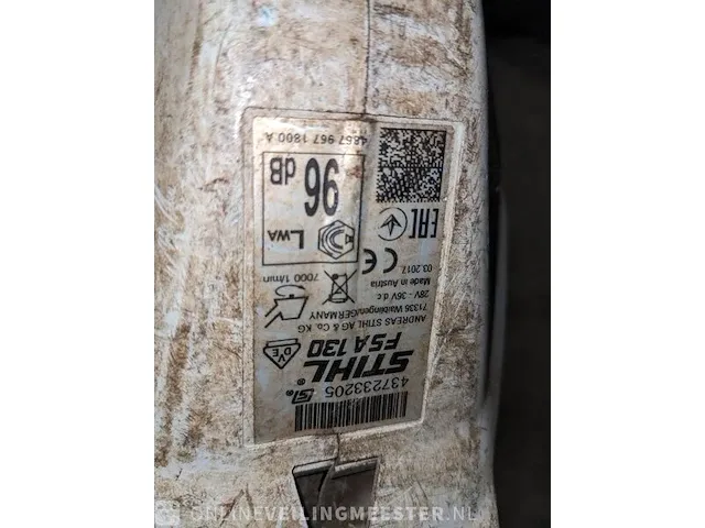 Accu bosmaaier stihl , fsa 130, 2017 - afbeelding 2 van  10
